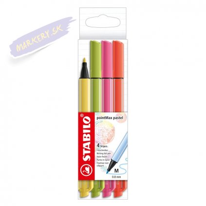 Fix STABILO pointMax, 4ks pastelové Core Set