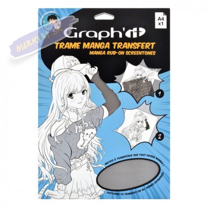 graph it trame transfer manga laine a4