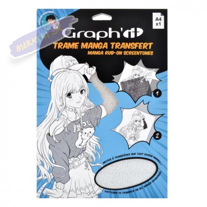 graph it trame transfer manga points aleatoires a4