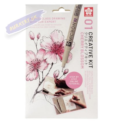 Kreatívna sada SAKURA Cherry Blossom, 6ks