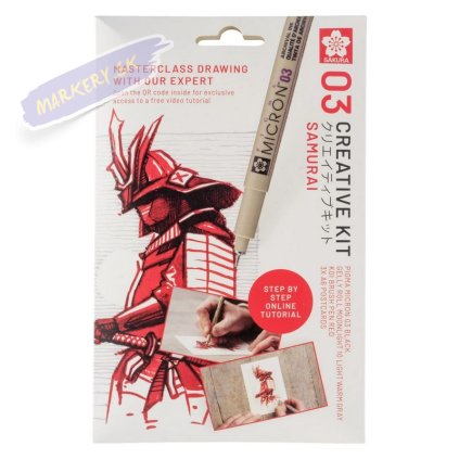 Kreatívna sada SAKURA Samurai, 6ks