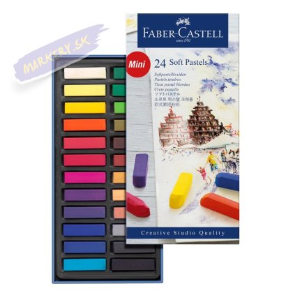 FABER-CASTELL kriedové pastely Mini, 24ks