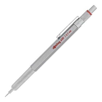 Mikroceruzka ROTRING 600 strieborná 0,5 mm
