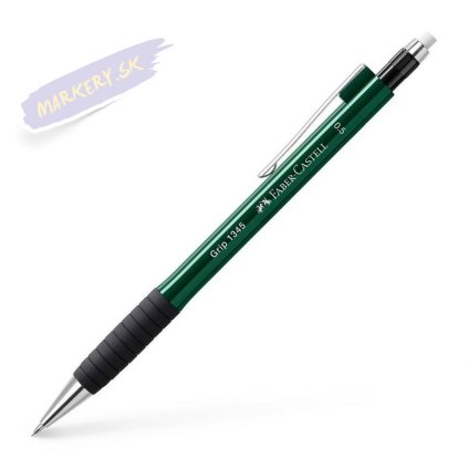 FABER-CASTELL mikroceruzka GRIP 1345 zelená 0,5mm B