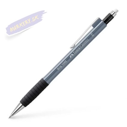 FABER-CASTELL mikroceruzka GRIP 1345 šedá 0,5mm B