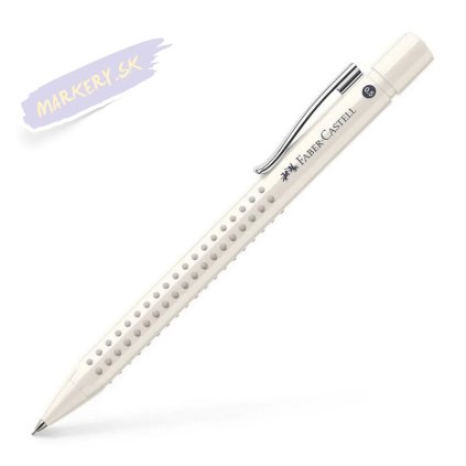 FABER-CASTELL mikroceruzka GRIP bielá 0,5mm HB