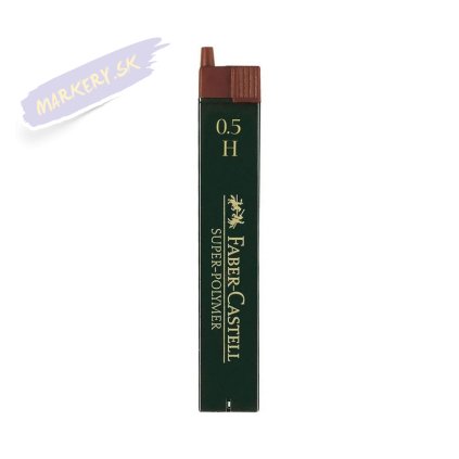 FABER-CASTELL náhradné tuhy do mikroceruzky Super Polymer 0,5mm H, 12ks