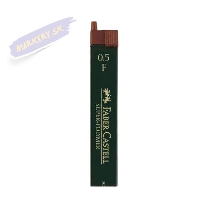 FABER-CASTELL náhradné tuhy do mikroceruzky Super Polymer 0,5mm F, 12ks
