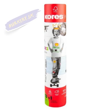 KORES pastelky Kolores Twist & Turn, 12ks + príslušenstvo v tube