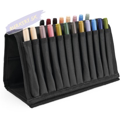 Liehové fixky COPIC Ciao obojstranné Brush & Chisel 20ks, tóny Manga v peračníku