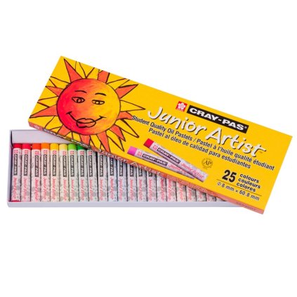 Olejové pastely SAKURA Junior Artist, 25 ks