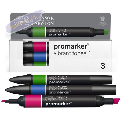 884955097274 W&N PROMARKER 3 VIBRANT TONES 1 SET 884955097274 [DHI] (For Office Print)