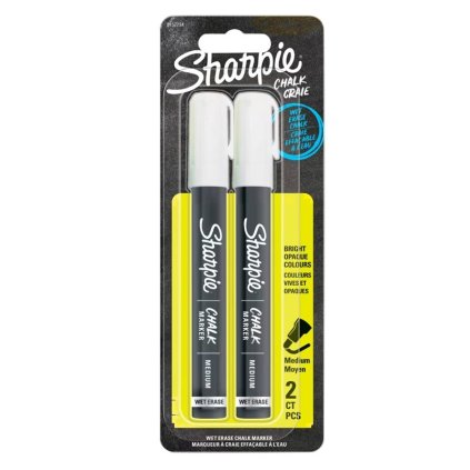 Kriedové fixky SHARPIE 2,5 mm, 2 ks bielé