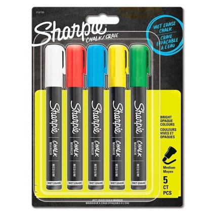 Kriedové fixky SHARPIE 2,5 mm, 5 ks