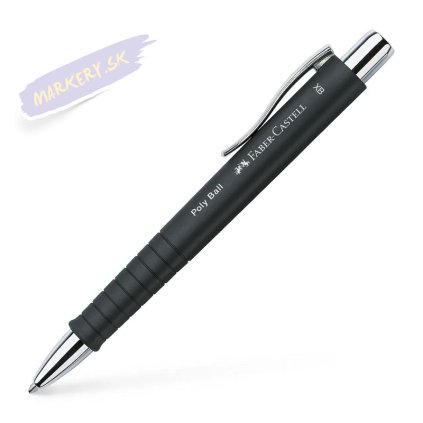 FABER-CASTELL guličkové pero Poly Ball XB, čierné