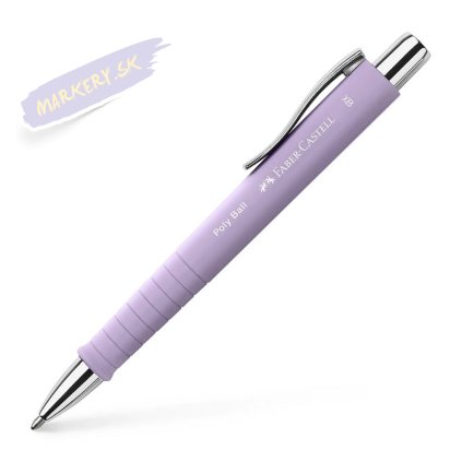 FABER-CASTELL guličkové pero Poly Ball XB, lila