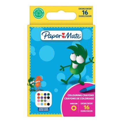 Detské voskovky PAPER MATE, 16 ks