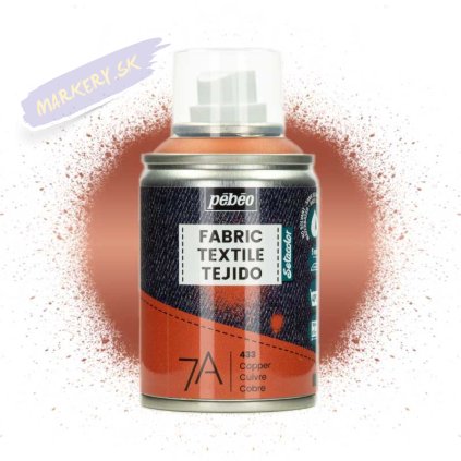 Farba do tkanin spray Pebeo Setacolor 7A 100 ml 433 Copper 01