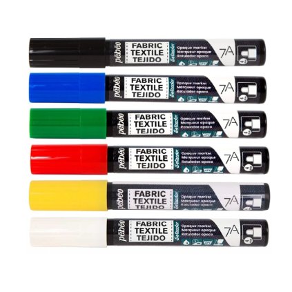 Fixky na textil PEBEO Opaque 7A 4 mm, 6 ks Basic