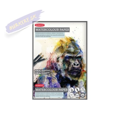 Blok DERWENT Watercolour, A5 12 listov