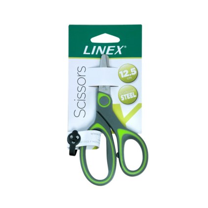 Nožnice LINEX zelené 12,5 cm