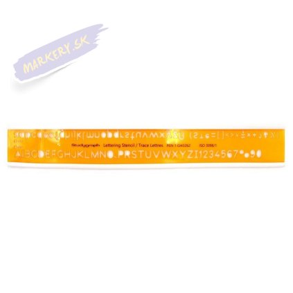 Šablóna GRAPH'IT písmenová ISO 10mm