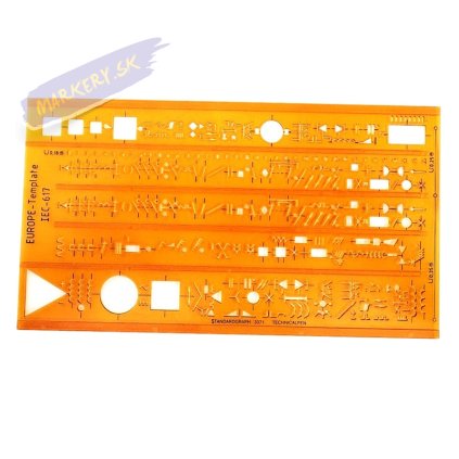 Šablóna GRAPH'IT s elektro symbolmi