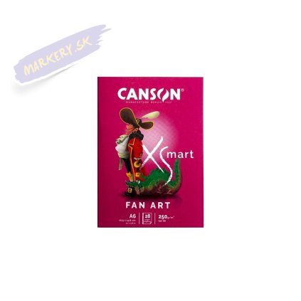 Zošit CANSON XSmart Fan Art A6, 28 listov 250g