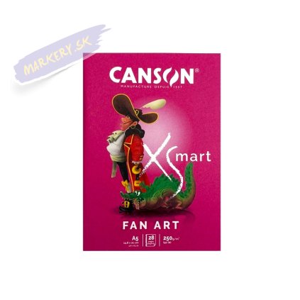 Zošit CANSON XSmart Fan Art A5, 28 listov 250g