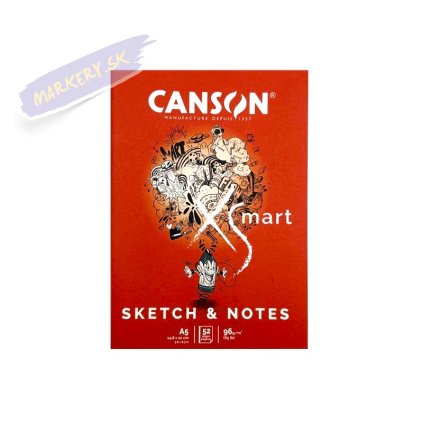 Blok CANSON XSmart Sketch & Notes A5, 52 listov 96g