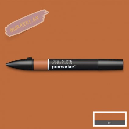 7308 3 winsor newton promarker lihovy saddle brown o345