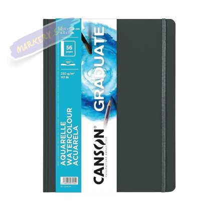 Skicár CANSON Graduate Aquarelle A4, 28 listov 250g