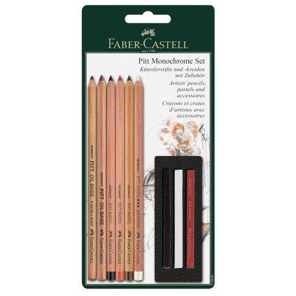 Umelecké pastely FABER-CASTELL Pitt, 9 ks