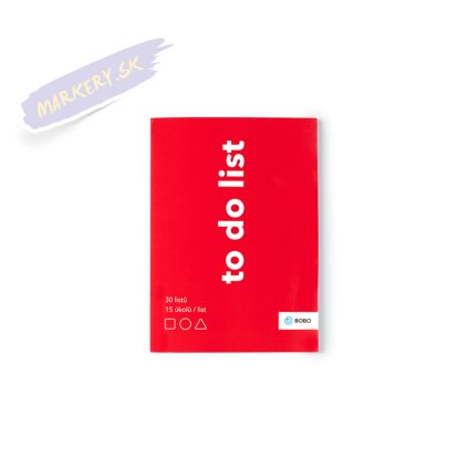 Úlohovník BOBO To Do List, malý