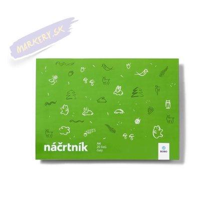 Blok Náčrtník Svet A4, 20 listov