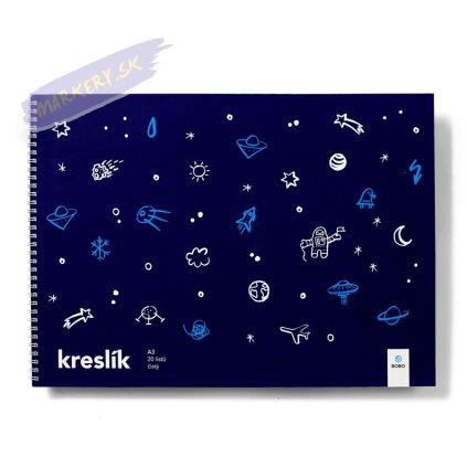 Blok Kreslík Svet A3, 20 listov