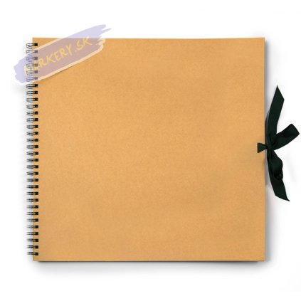 Skicár "Leonardo" 42x42cm, 20 čierných listov