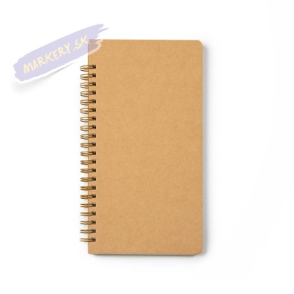 Zápisník "Leonardo" DL, 60 bielých linko-bodkovaných listov