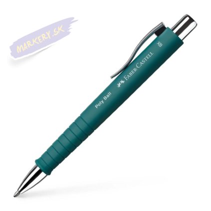 FABER-CASTELL guličkové pero Poly Ball XB, Emerald Green