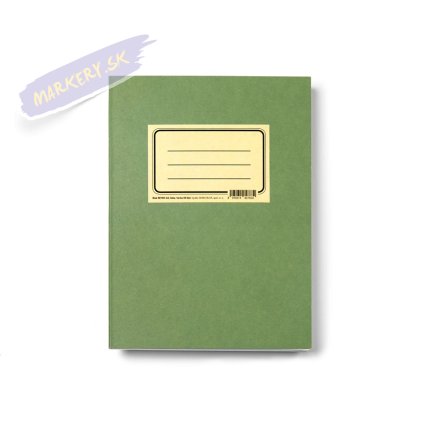 Blok "Zelenáč" A5, 50 bielých linko-bodkovaných listov