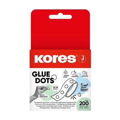 802 glue dots packaging mockup