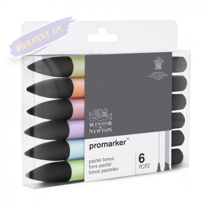 7818 4 winsor newton promarker lihovy 6ks pastel tones