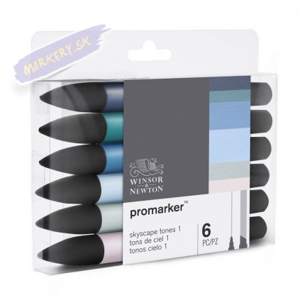 7833 4 winsor newton promarker lihovy 6ks skyscape