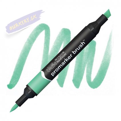 8031 3 winsor newton promarker brush lihovy mint green g637