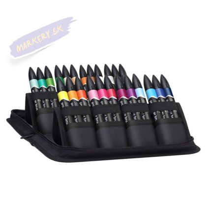 8130 6 winsor newton promarker brush lihovy student designer set v penale