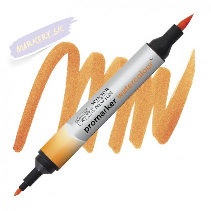 8193 2 winsor newton promarker akvarelovy 090 cadmium orange hue