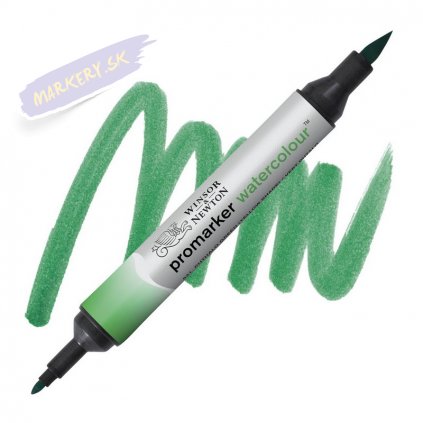 8259 2 winsor newton promarker akvarelovy 521 phtalo green yell shade