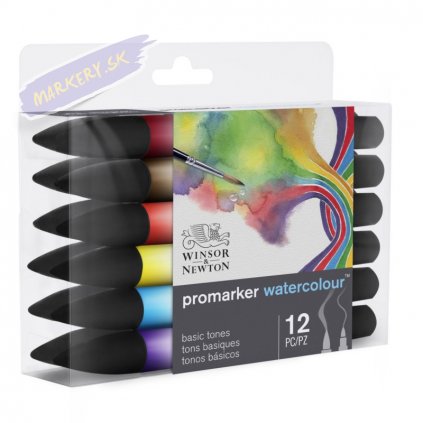 8301 3 winsor newton promarker akvarelovy 12ks basic