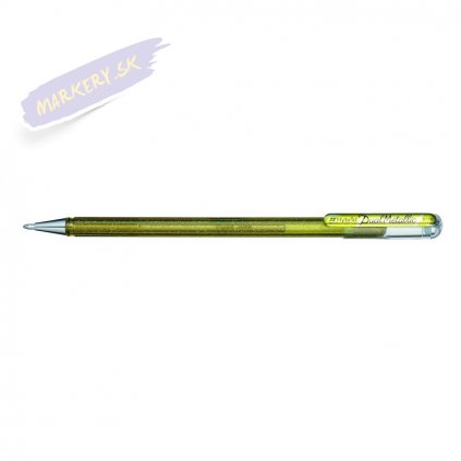 8409 4 pentel gelovy roller hybrid dual metallic zlaty