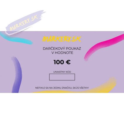 Darčekový poukaz v hodnote 100 €